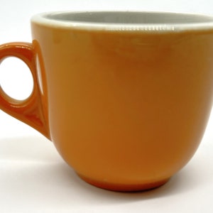 Vintage Shenango China Orange Kaffeetasse - Interspace CE 32