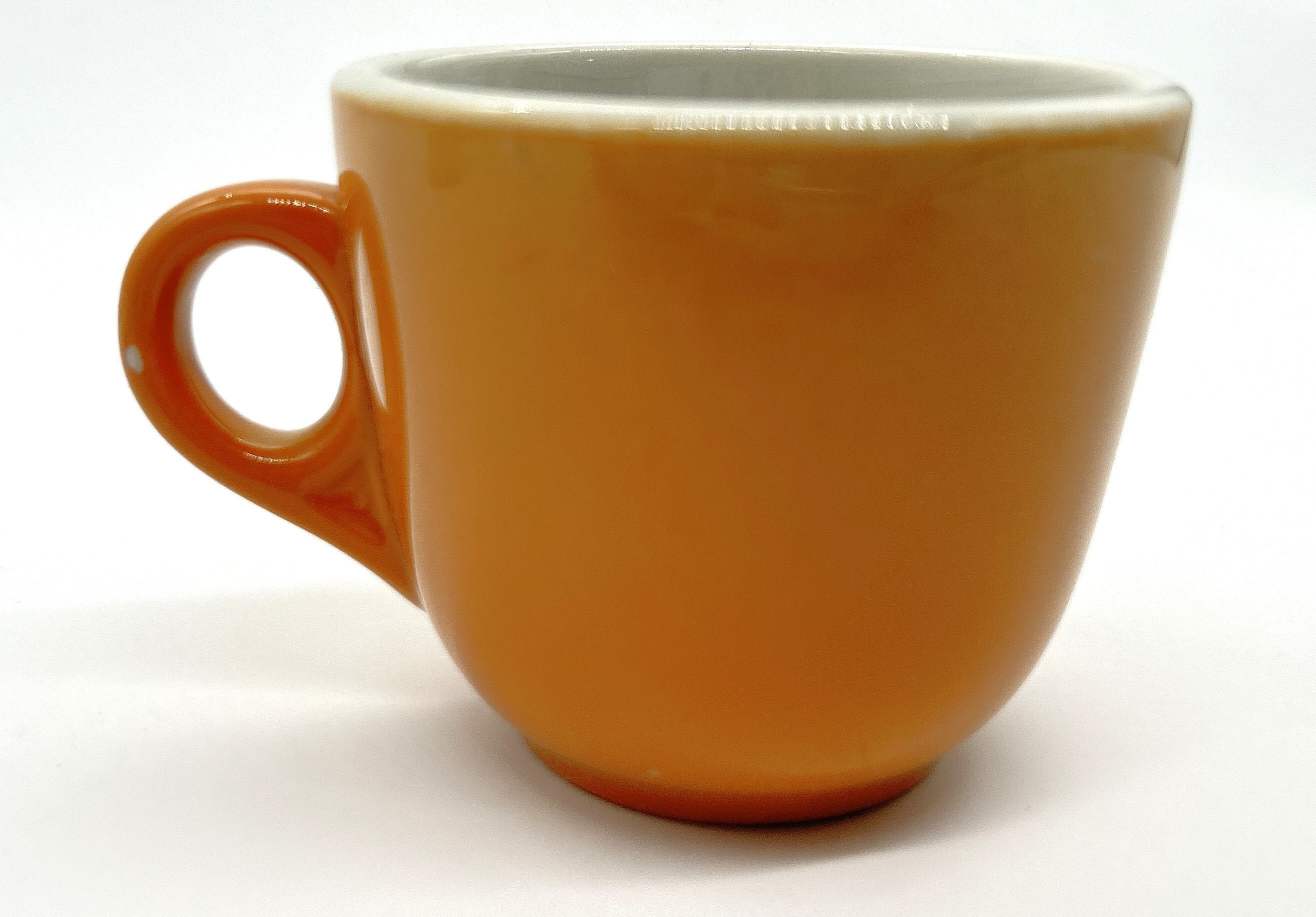 Vintage Shenango China USA by Interpace C E 32 Orange Coffee Vintage Shenango China USA by Interpace C E 32 Orange Coffee