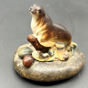 Vintage Ceramic Sea Lion Figurine: La Jolla Souvenir - Etsy