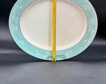 Homer Laughlin Cavalier Eggshell Romance Oval Platter 13.5 Inch