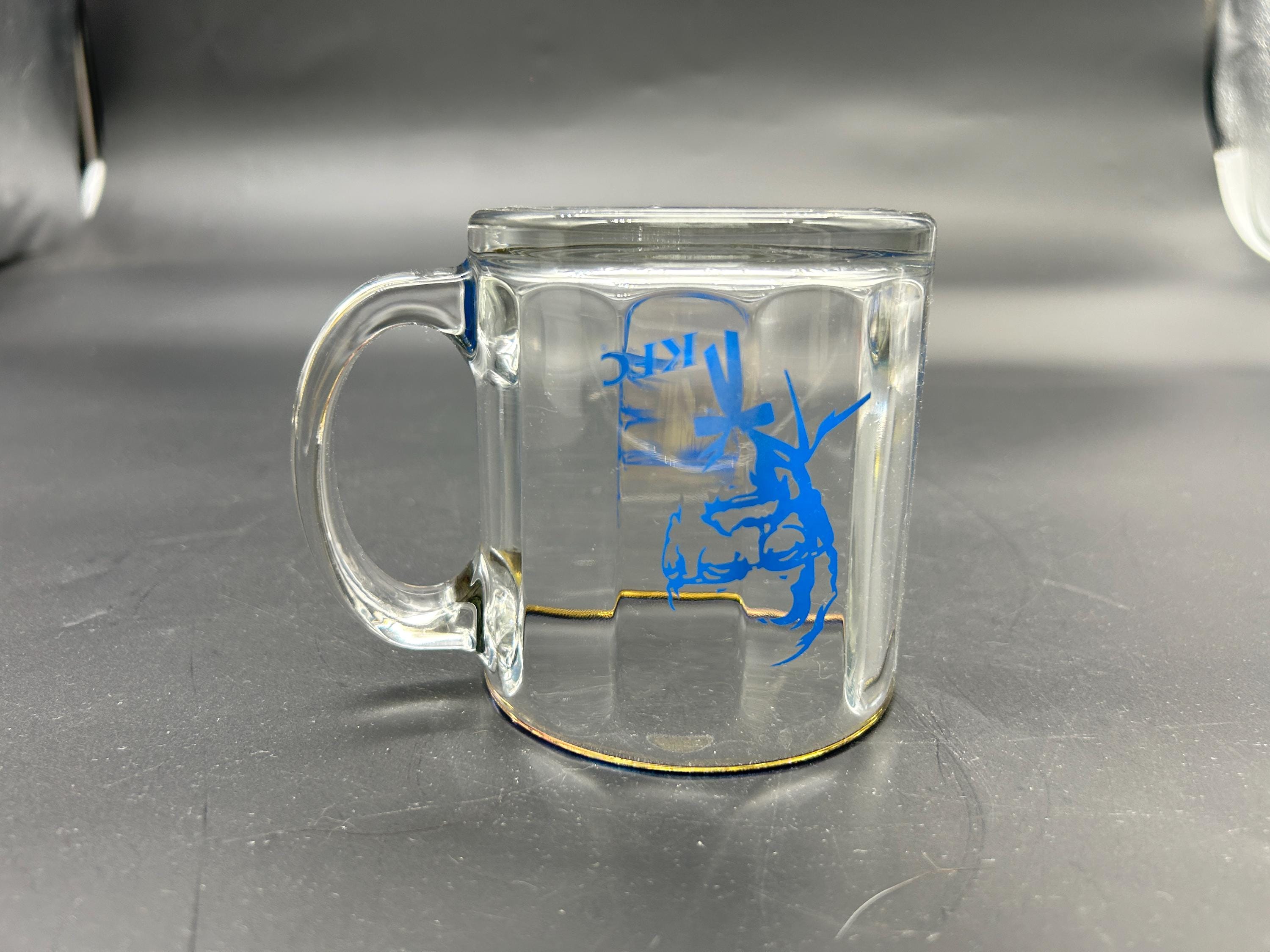 Vintage 12 Oz Clear Glass KFC Kentucky Fried Chicken Colonel