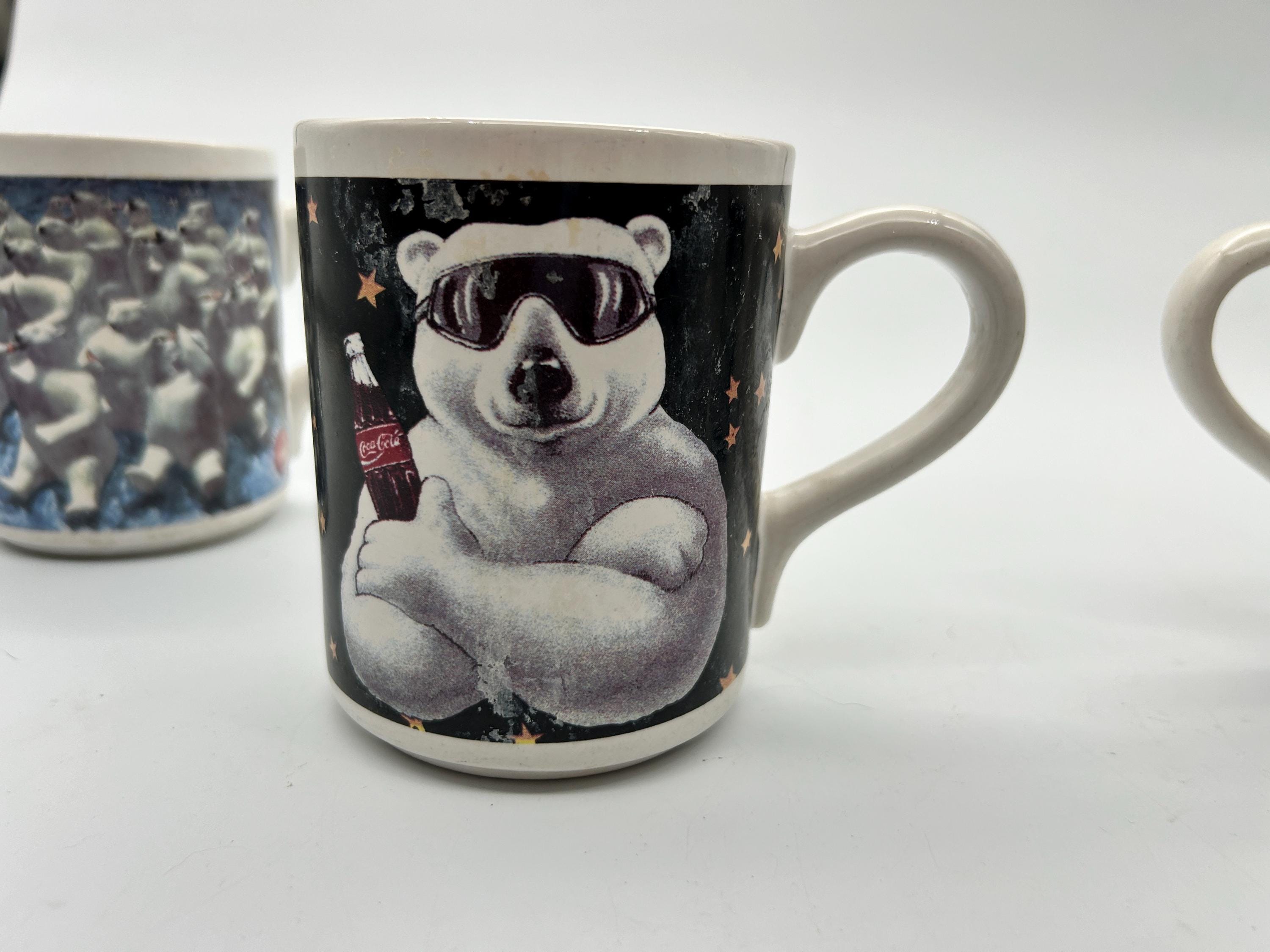 Vintage 90s Set of 4 GIBSON Coca Cola Coke Polar Bears - Etsy