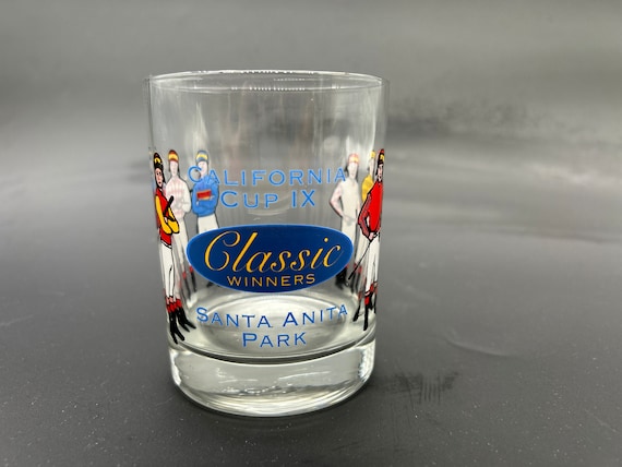 Santa Anita California Cup IX Souvenir Beverage Glass - Etsy Ireland