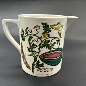 Portmeirion Botanic Garden Rosa CANINA DOG ROSE&quot; Floral 5 3/4&quot; Jug Pitcher
