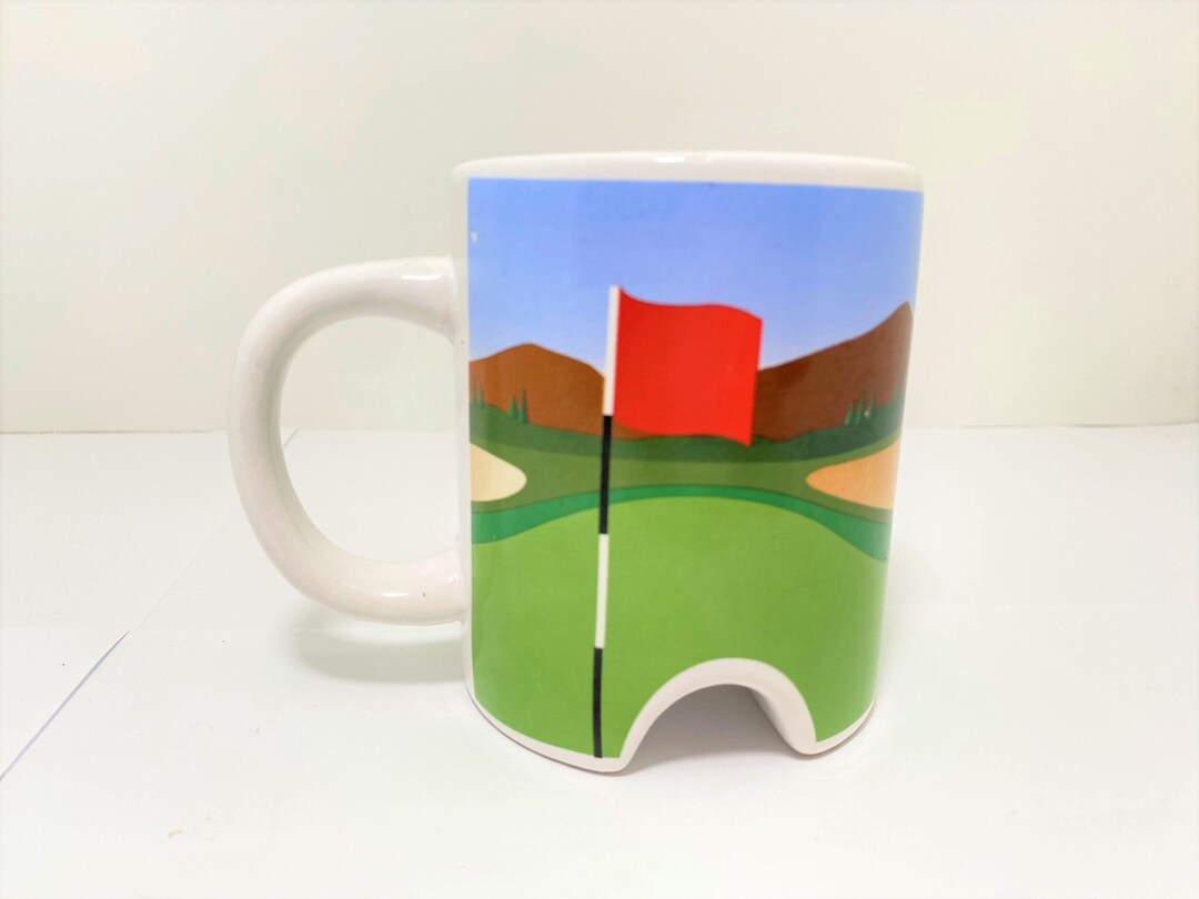 Vintage Kikkerland Putter Golf Mug Cup Tea Coffee Novelty Tee Etsy