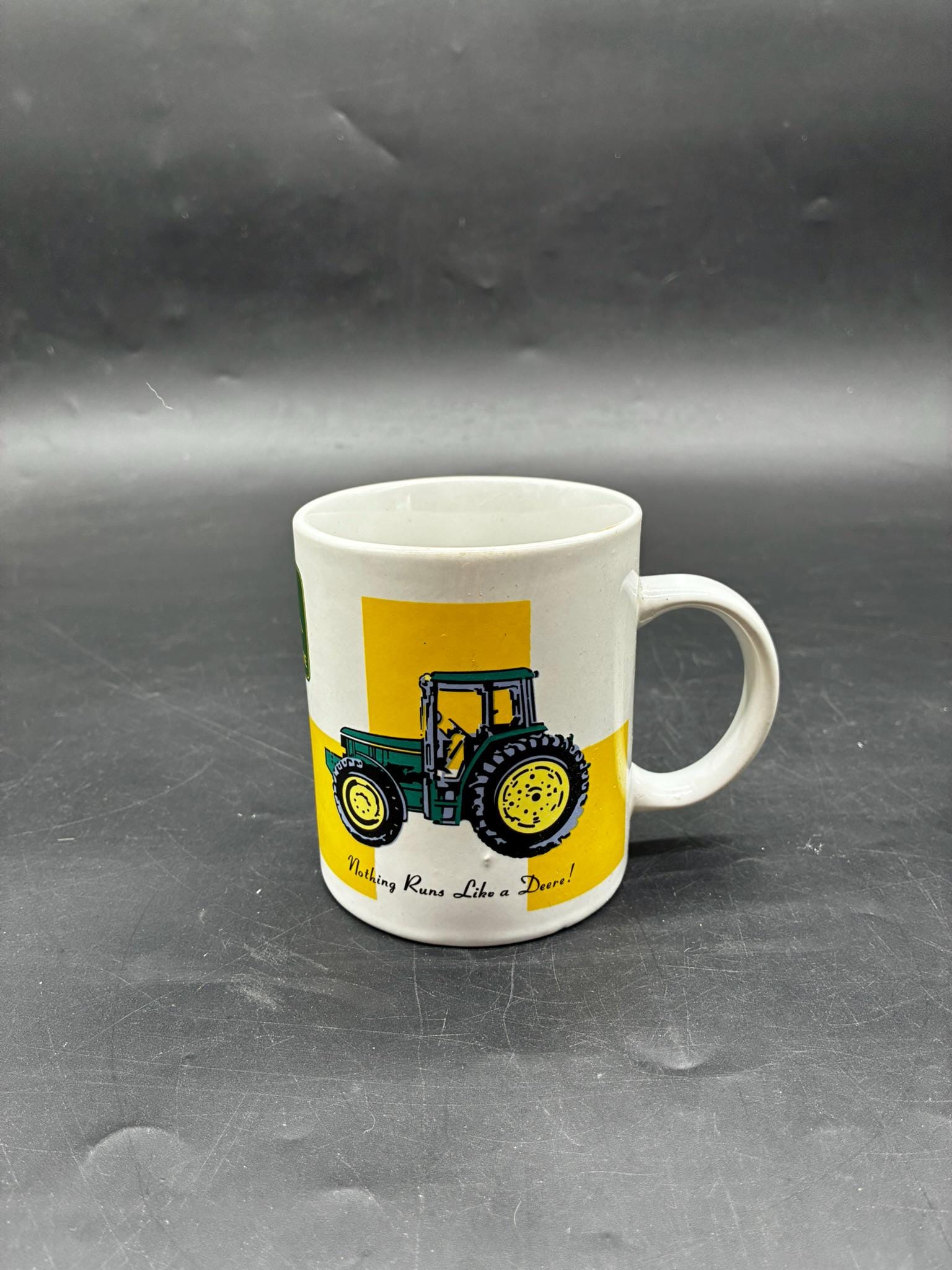 Vintage John Deere Coffee Mug Nothing Runs Like A Deere Gibson Licensed  Farm Tractor Gift Dad Grandpa Collectible Green Yellow Americana - Etsy