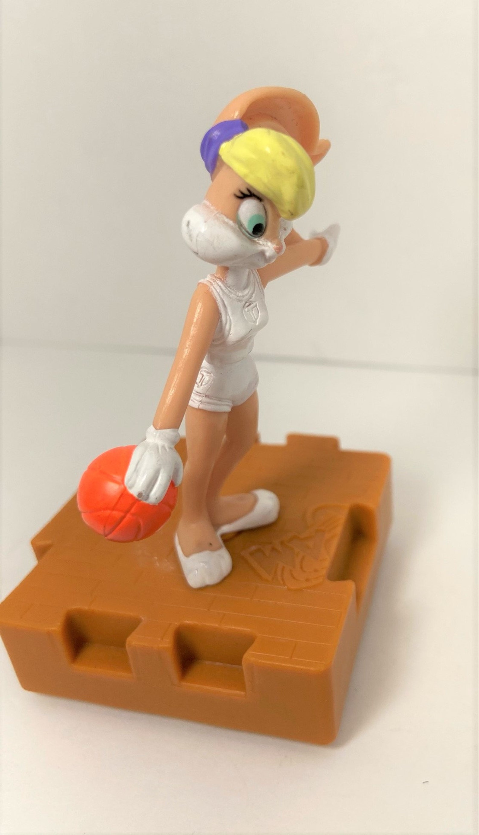 Vintage 90s Space Jam Lola Bunny Toy Figurine Happy Meal