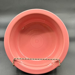 Fiesta Ware Pink Rose 8 1/4” 1 Qt. Vegetable Serving Bowl Homer Laughlin Fiesta