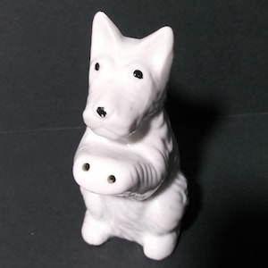 vintage ceramic Scottie dog salt pepper shaker