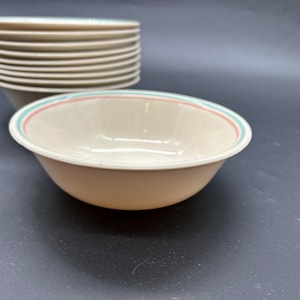 Vintage Corelle Forever Yours Bowls: 6 1/4&quot; Set of 10