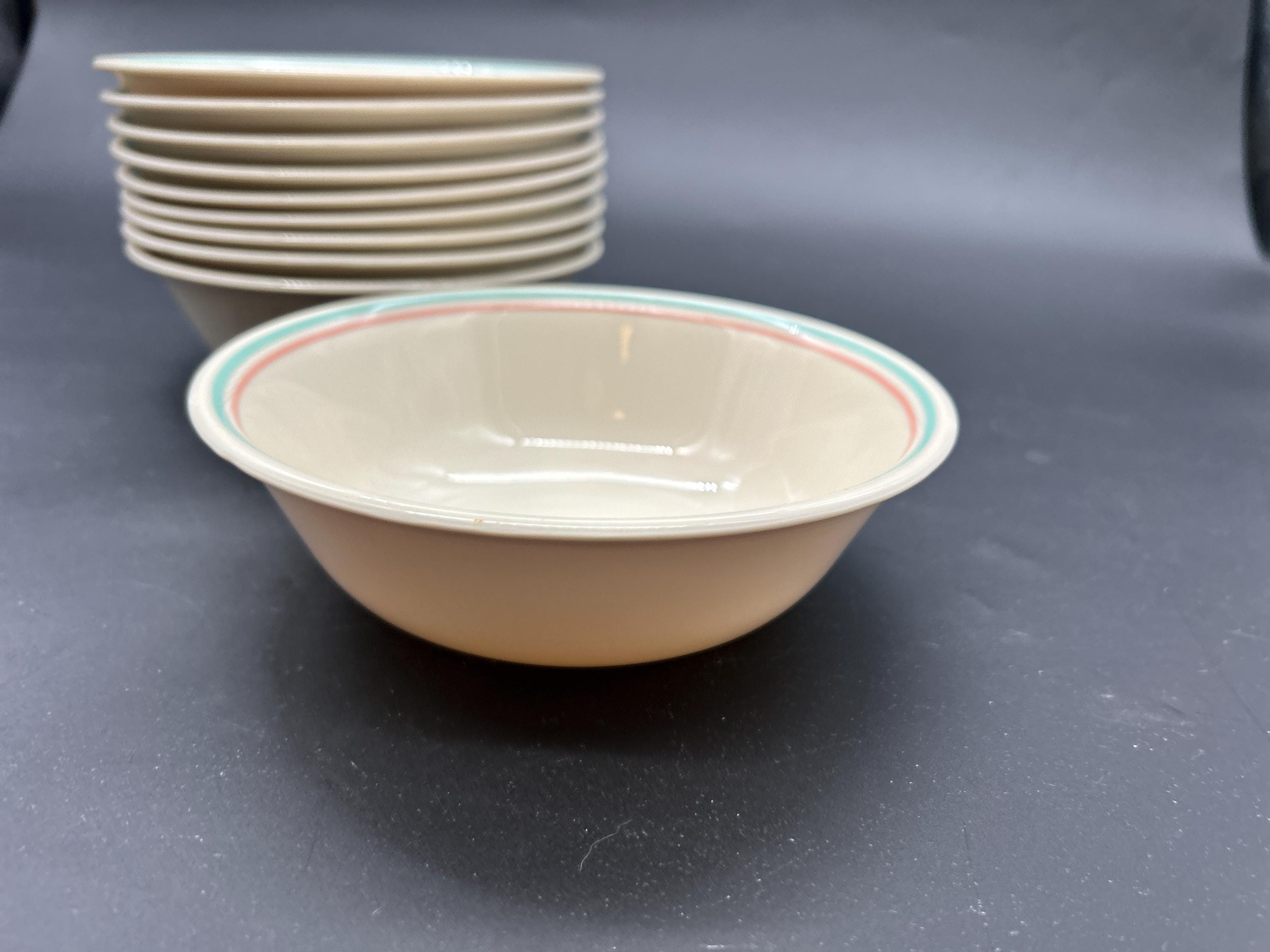Vintage Corelle Forever Yours Bowls: 6 1/4" Set of 10