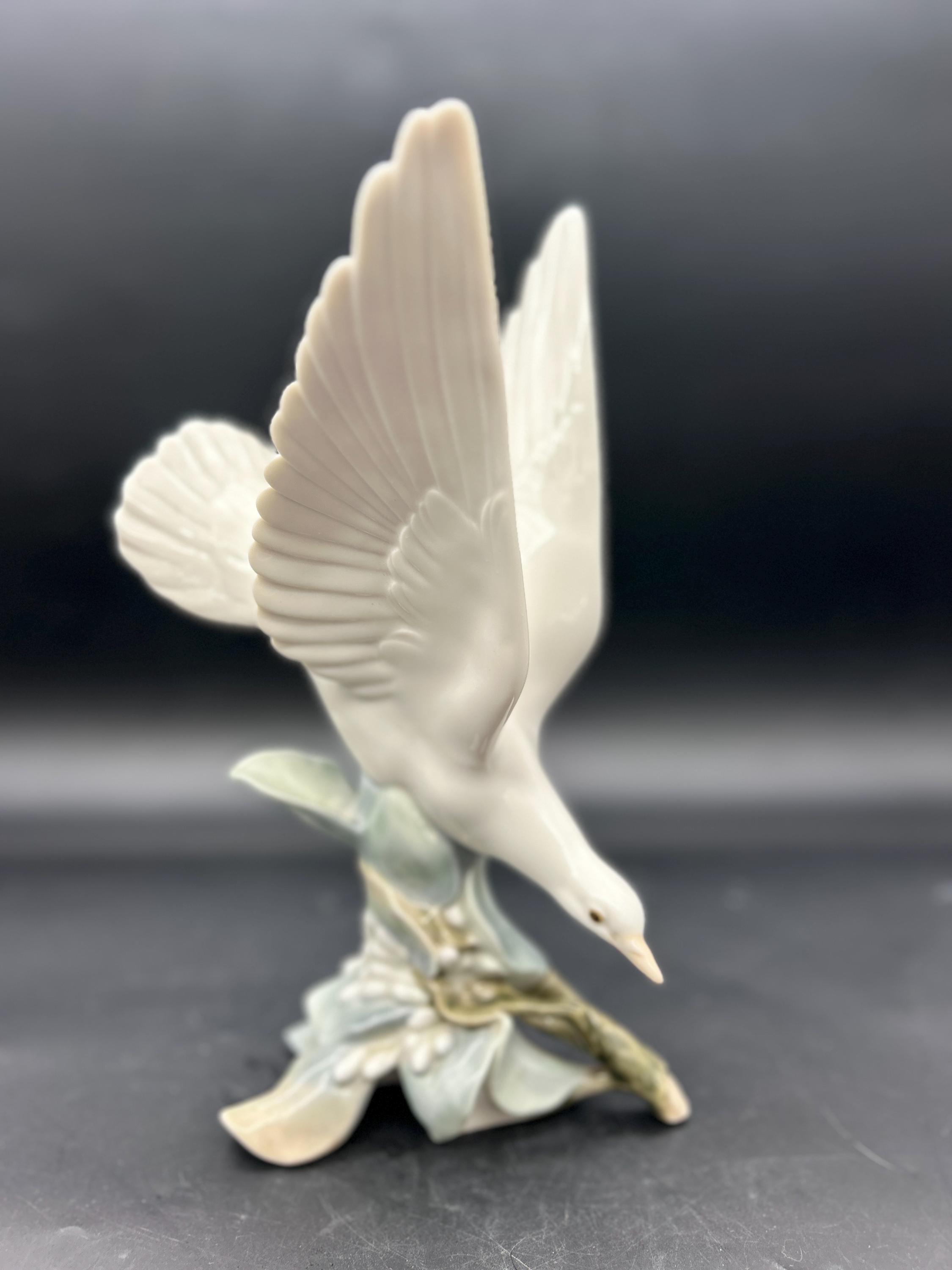 リヤドロ　キジバトの置物 美品・大型】LLADRO リヤドロ キジバト 鳩 置物 フィギュリン リアドロ
