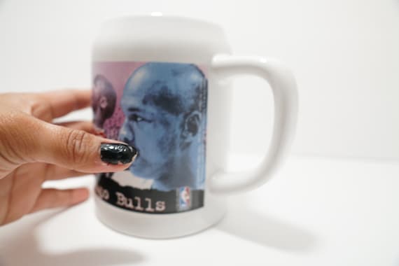 Vtg Micheal Jordan 1997 Upper Deck Mug Cup Stein Tankard