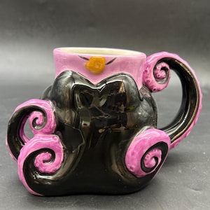 Walt Disney Villains Ursula Little Mermaid Mug Cup Coffee Tentacles Ceramic 3D