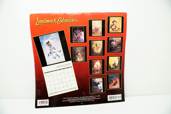 Legend Artist FRANK FRAZETTA Fantasy Art Work Calendar 1997 Landmark  Calendars - Etsy