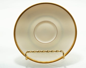 Vintage Franciscan China Made In California WILSHIRE pattern Merced gold rim Saucer 5"