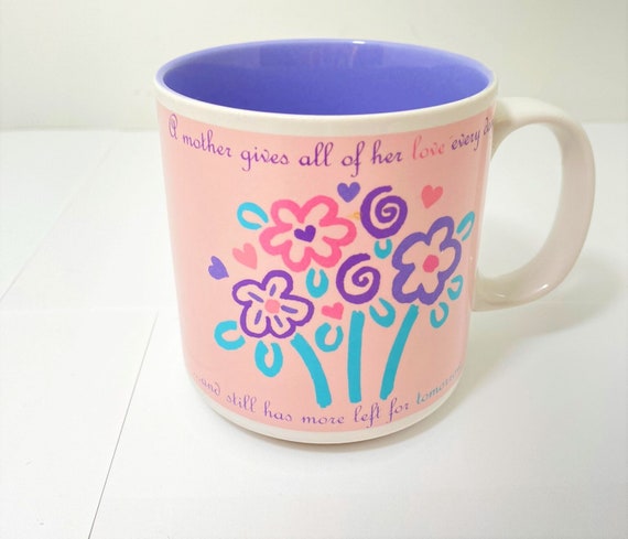 Buy Vintage 80s MOTHERS DAY LOVE Russ Berrie Mug Coffee Tea Cup Online in  India - Etsy