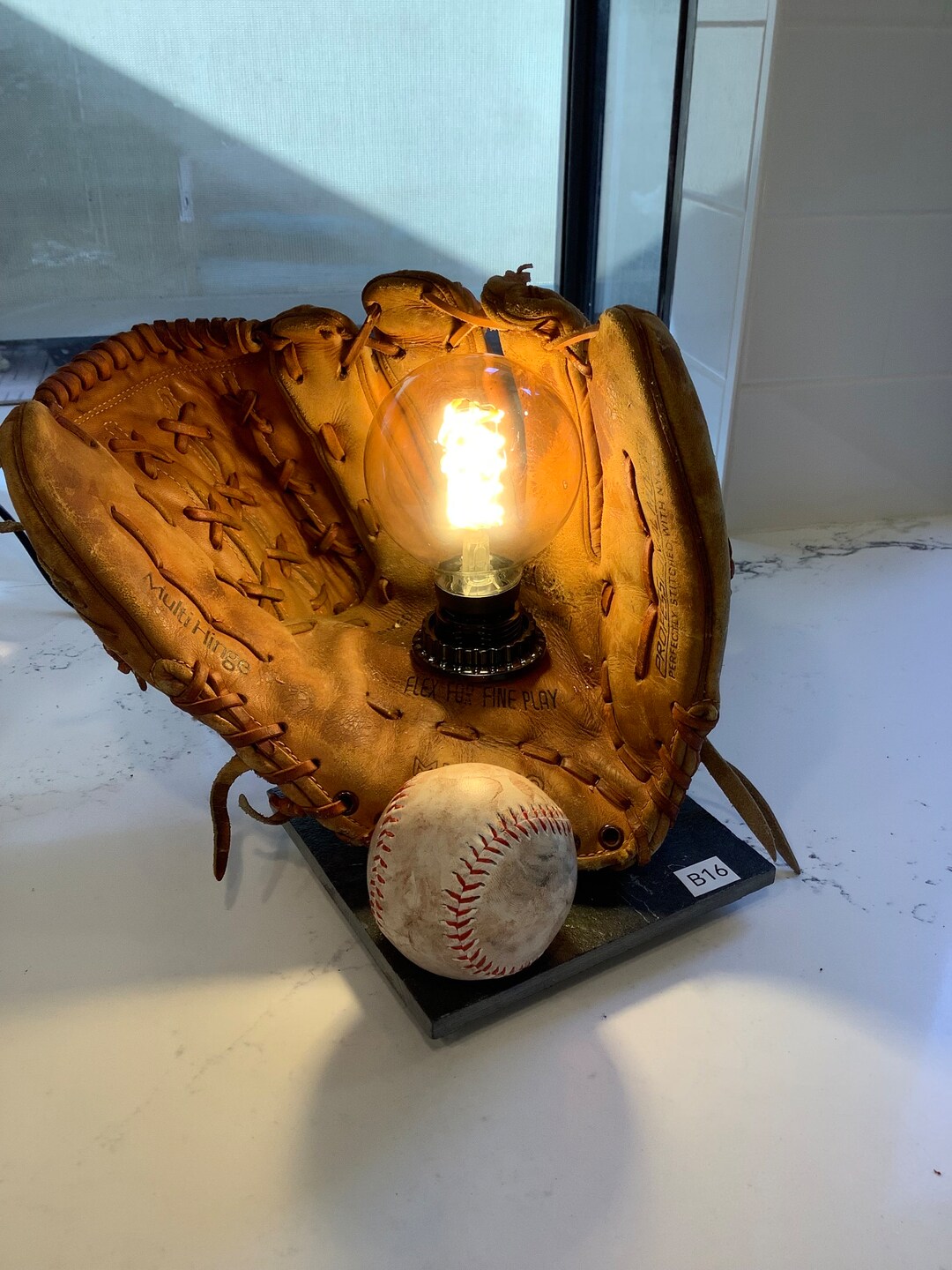 Vintage Baseball Mitt Lamp B29perfect Gift for the Sports Fan Etsy