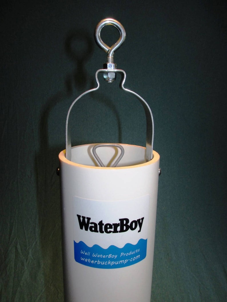 PVC bailer bucket made to last for years of daily use; emergency water