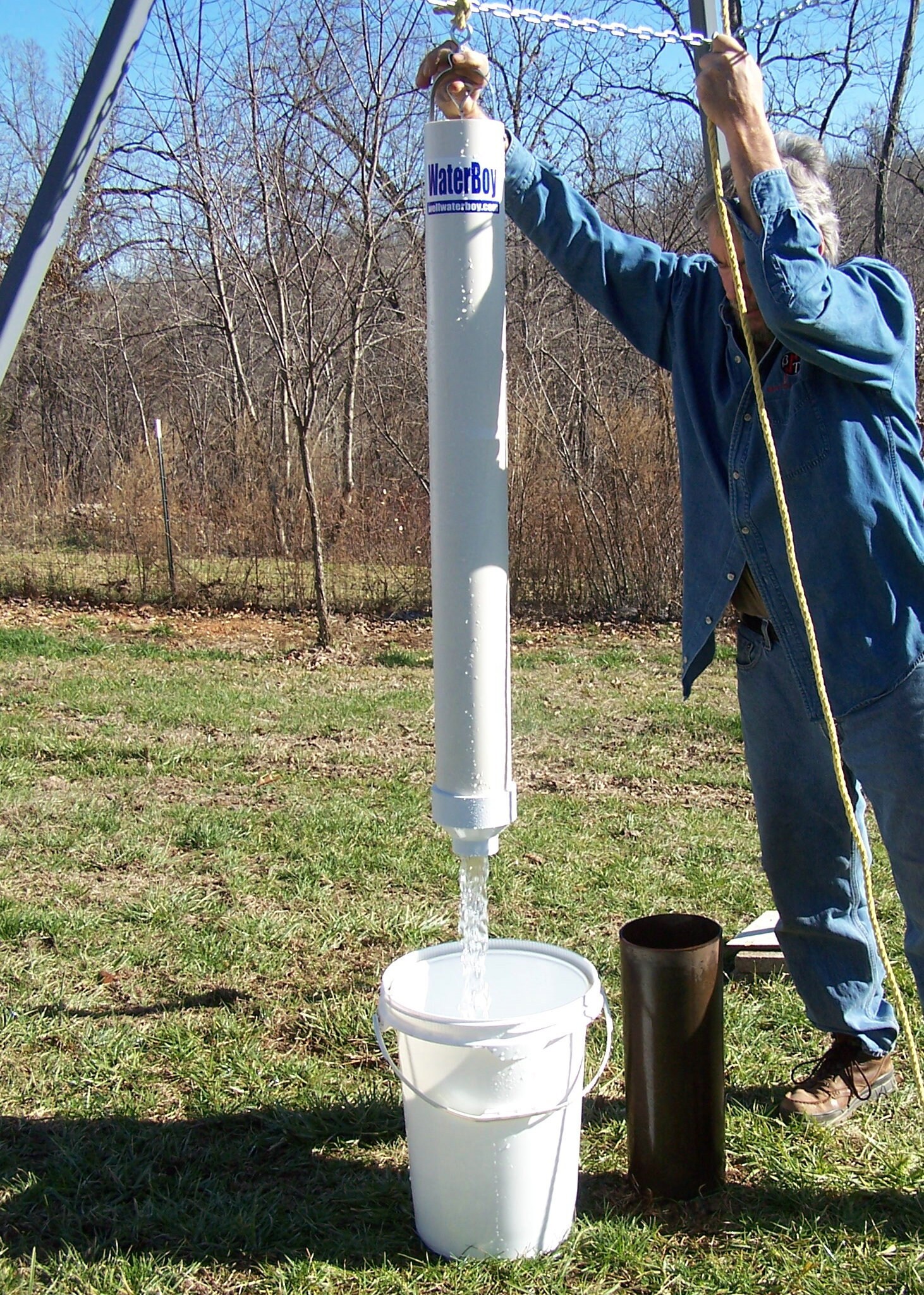 WaterBoy Well Bucket for water off grid FREE Shipping PVC Etsy