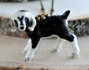goat necklace items similar