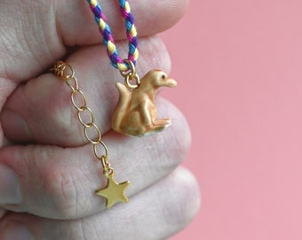 Duck Bill Dinosaur Charm Bracelet