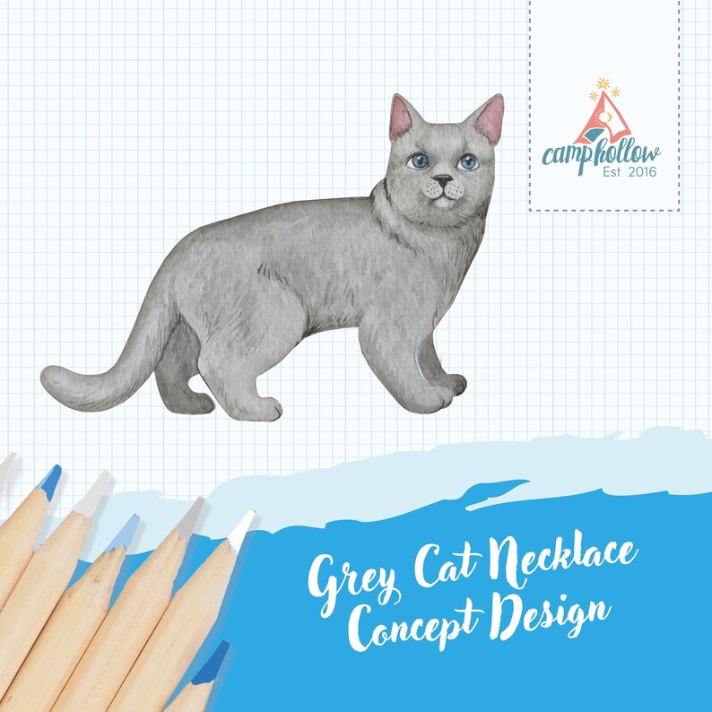 Cat Necklace | Camp Hollow Ceramic Animal Jewelry