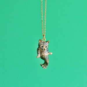 Catfish Necklace  | Handcrafted Porcelain Jewelry | Camp Hollow Collectible Heirloom Art | The Perfect Gift | Collect them all!