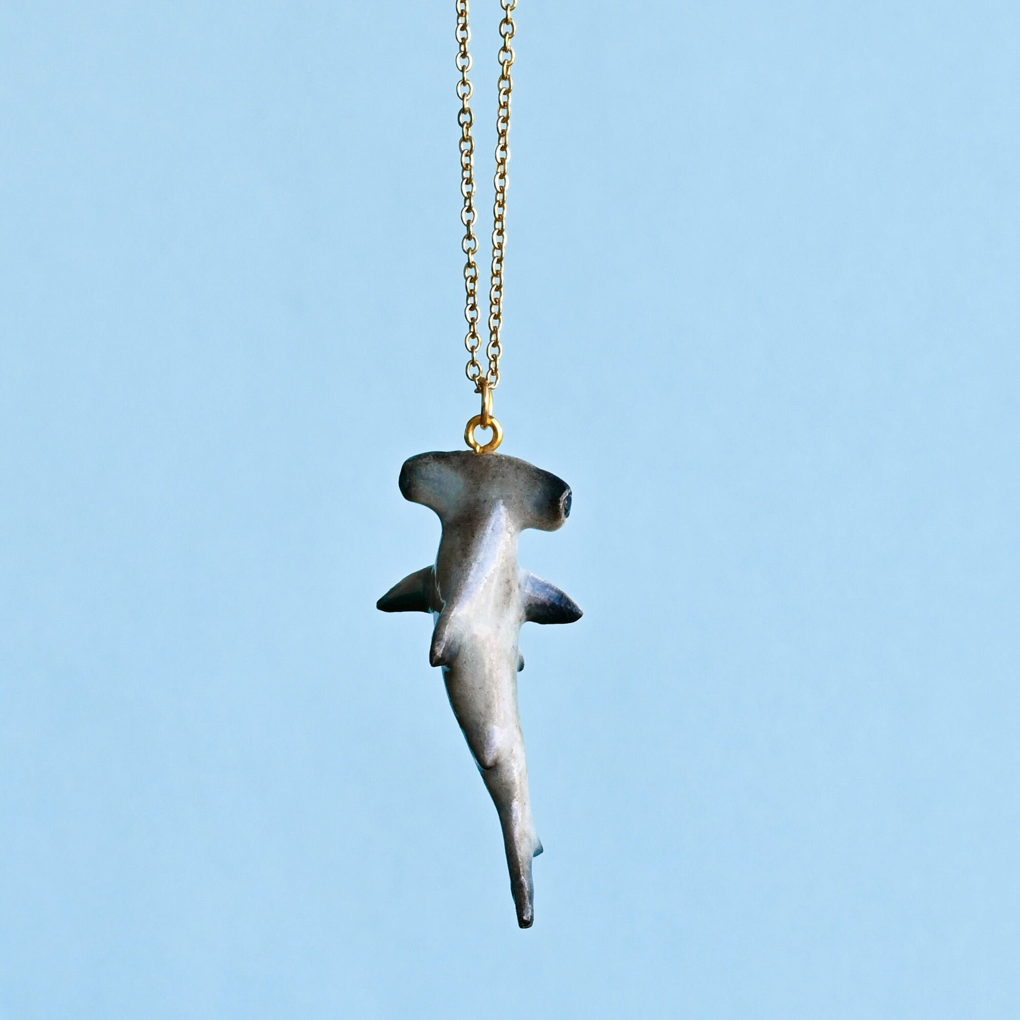 品質一番の Hammerhead Shark Necklace | Handcrafted Porcelain Jewelry ミュージシャン