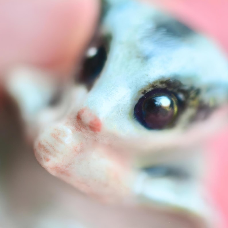 Sugar Glider Necklace | Camp Hollow Ceramic Animal Jewelry