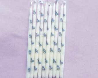 Bougies Myosotis (x10)