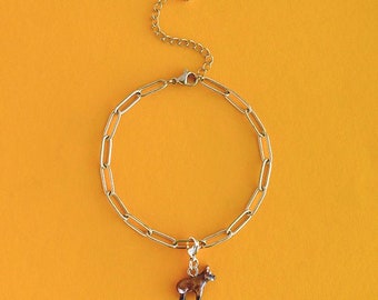 Maned Wolf Starter Charm Bracelet