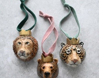 Three Kings Xmas Ornament Set