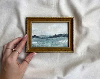 English Landscape Art in Vintage Ornate Gold Frame - Framed Countryside Print, Eco-Friendly Wall Art by Catherine Bamber