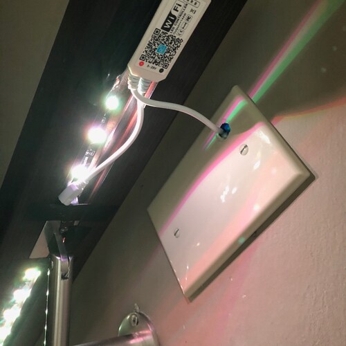 LED Square Flat Wall Mount Modern Stair shops Hand Rail Staircase Railing Kit - Aluminium