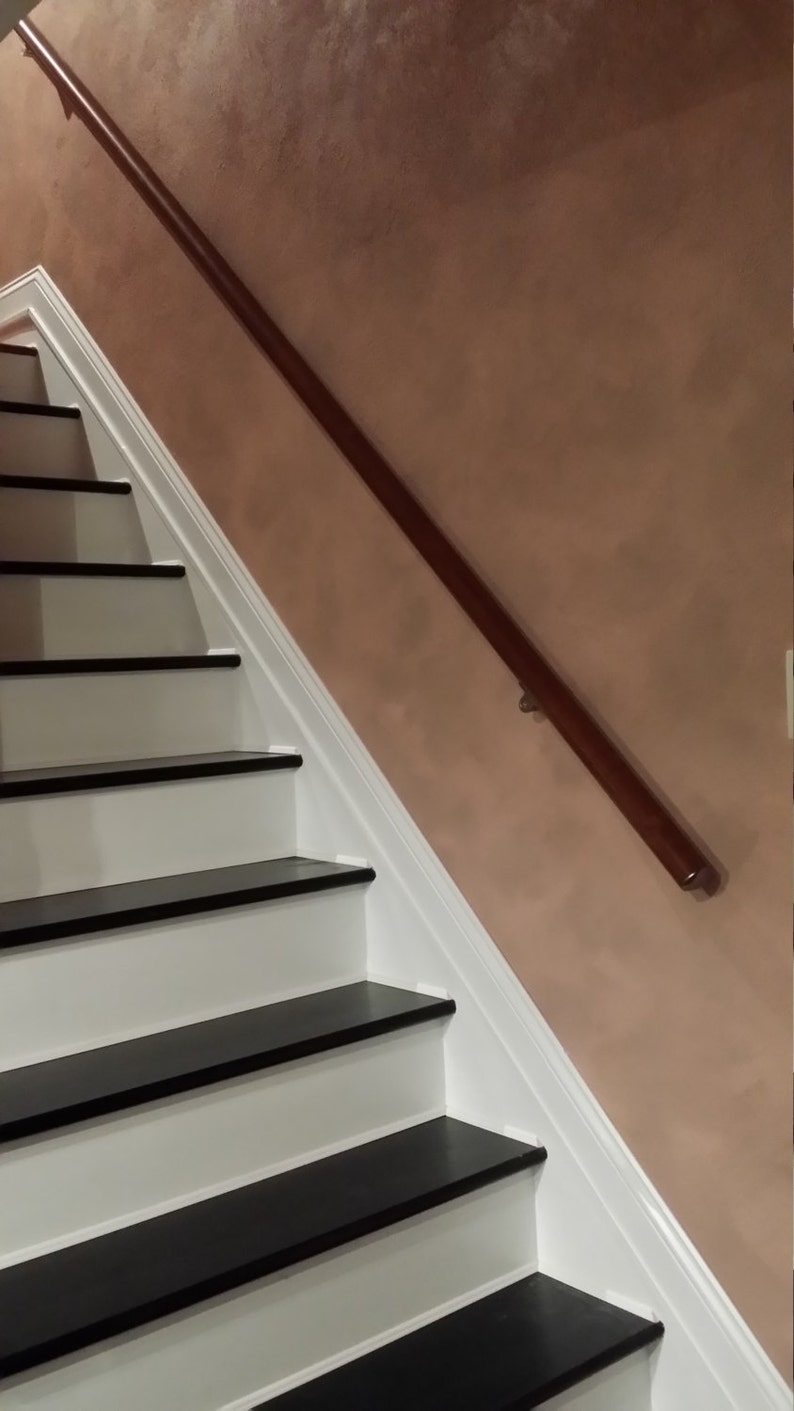Wall Mount Modern Stair Hand Rail Staircase Railing Kit | Etsy