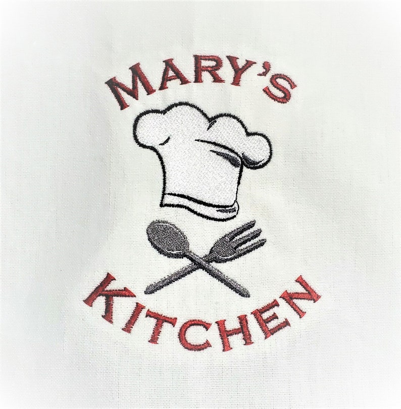 Your Name Housewarming Shower Foodie Gift Personalized Towel Home Decor Embroidered Kitchen Towel