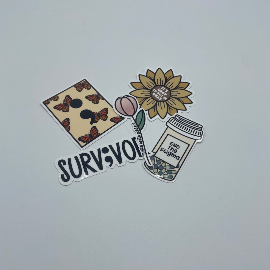 Mental Health Matters Stickers | Waterproof Stickers | End the Stigma ...