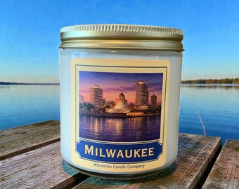 Milwaukee Skyline Candle
