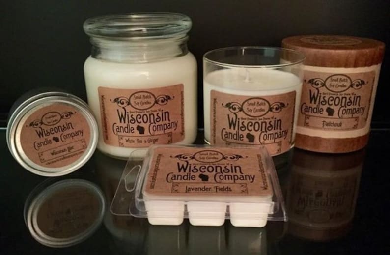 Wisconsin Small Batch Soy Candles All Natural Handpoured Etsy