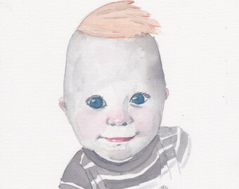 CUSTOM Watercolour Portrait