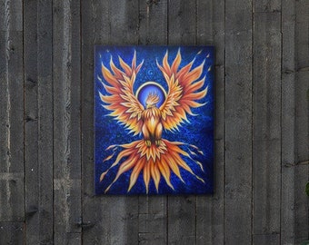 Der Phoenix Leinwanddruck