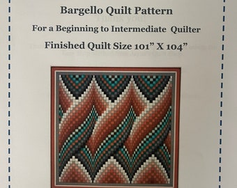 Paper Copy Bargello Quilt Pattern