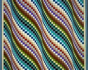 Waving Bargello Quilt Pattern