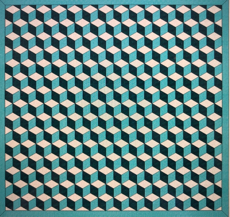 Tumbling Block Quilt Pattern image 9