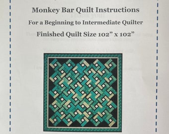 Monkey Bar Paper Copy Quilt Pattern