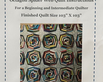 Octagon Spider Web Quilt Pattern