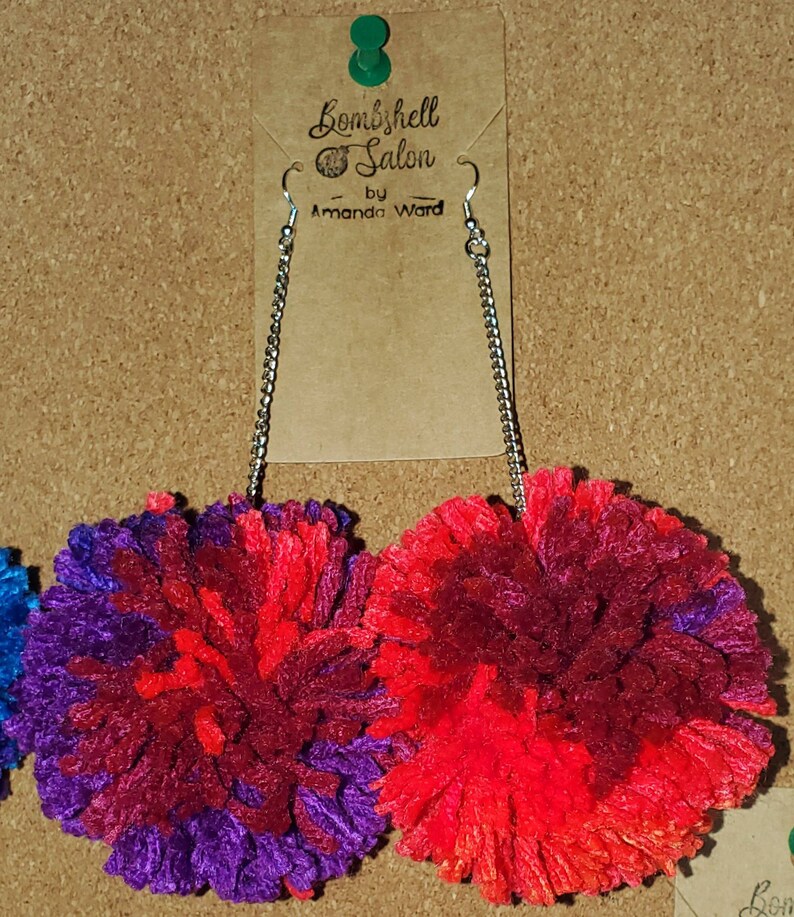 Pom Pom Earrings