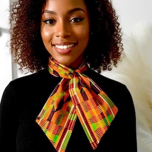African Kente Print Scarf