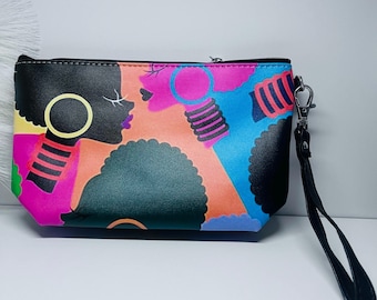 Cartera de mano afrocéntrica para mujer
